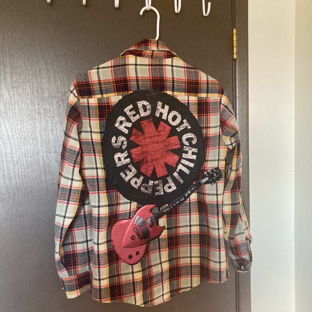 Flannel shirt - Red Hot Chili Peppers plaid